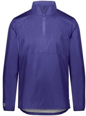 Holloway 229533 Athletic SeriesX Pullover Top in Purple size Small   Polyester