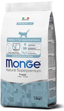 Monge Natural Superpremium Kitten con Trota 1.5KG