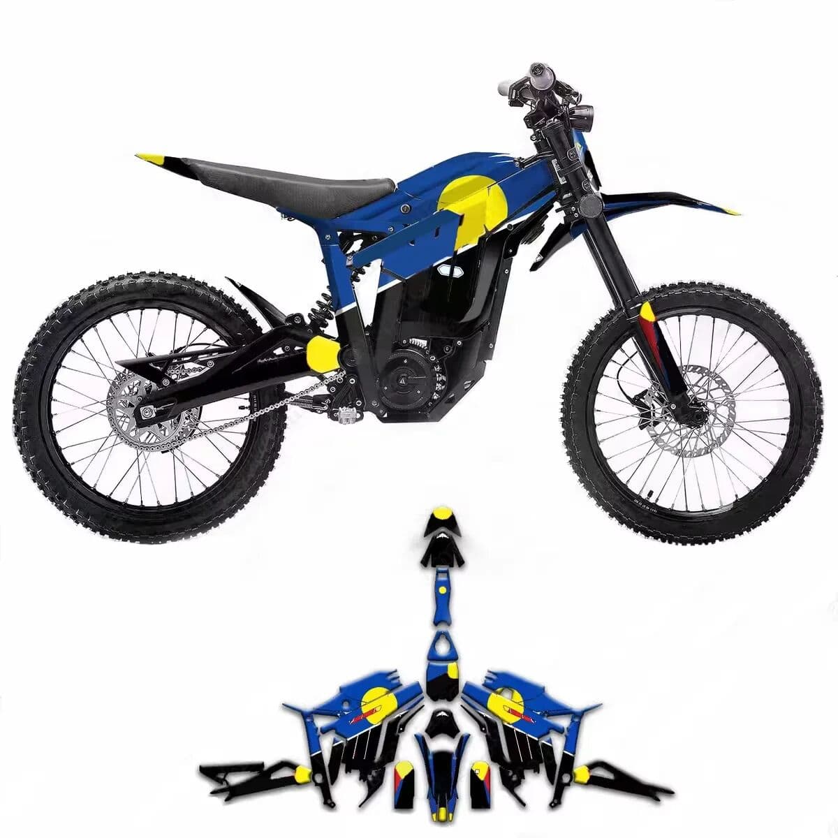 NONE For Talaria Sting STING R MX4 TalariaSting MX-4 Motorcycle Sticker Graphics kit Sticker Decals TALARIA STING R MX4 Accessories
