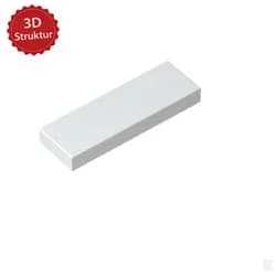 Klemos Fliese 1x3 – individuell bedruckte Klemmbaustein-Fliese mit 3D Struktur