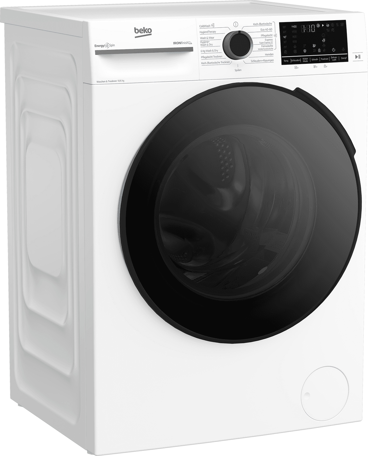 Beko Waschtrockner "BDFT4104A20C", Wasch_Trocken_Zyklus: C, weiß, B:60cm H:84,5cm T:60cm, Waschtrockner, Dampfunterstützung für frischere Wäsche und weniger Falten, Waschtrockner