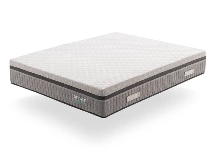 Matelas ressorts et mémoire de forme dual confort Tandem - Basika