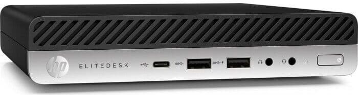 HP EliteDesk 800 G4 DM   i5-8500T   4 GB   512 GB SSD   2 x DisplayPort   Win 11 Pro - Refurbished