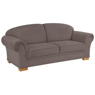3-Sitzer OTTO HOME "Amrum", grau (taupe), B:219cm H:91cm T:92cm, Chenille (90% Polyester, 10% Polyacryl), Sofas, mit Federkern