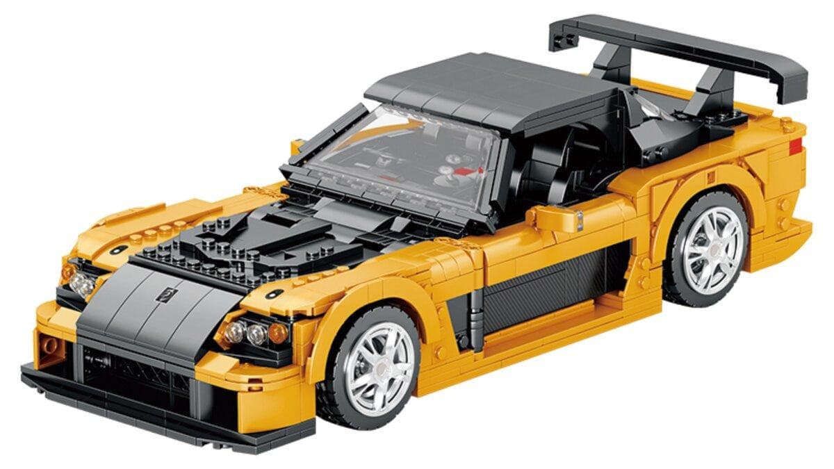 Reobrix 11029 Sportauto schaal 1:12 constructieblokken met 1482 onderdelen