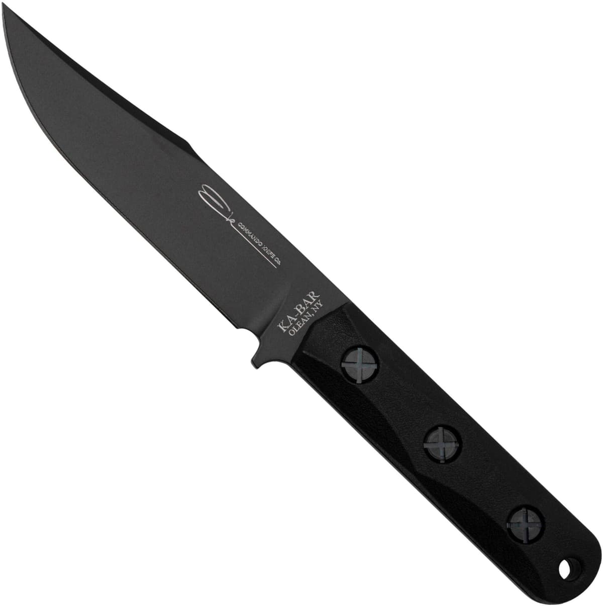 Nóż z głownią stałą KA-BAR EK Commando Short Clip Point Bowie EK50