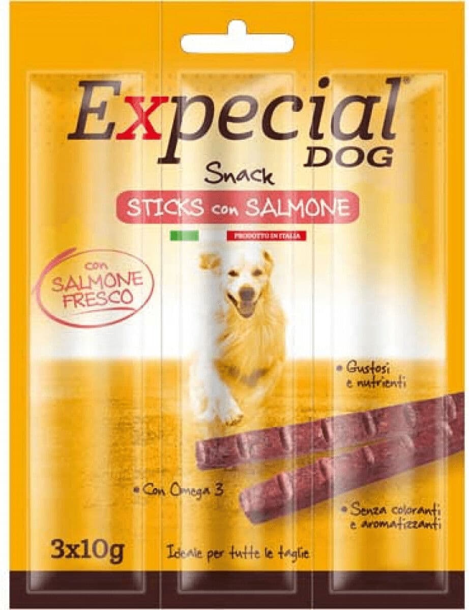 Expecial Dog Snack Sticks 3X10G SALMONE