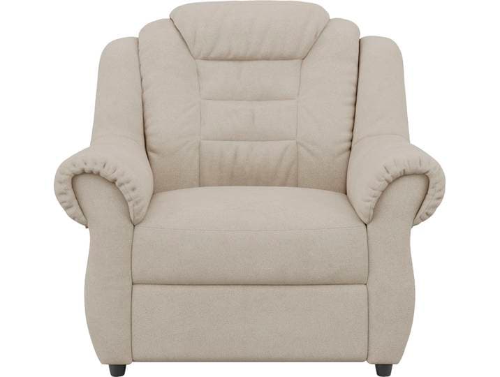 Sessel GOODPRODUCT Boston , beige, H:102cm T:101cm, 100% Polyester, Sessel, Sessel, mit hoher Rückenlehne