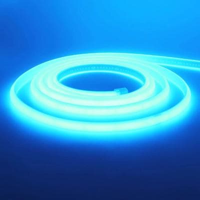 Uplift Picks 220V Waterproof COB LED Strip Flexible Neon Ribbon Light ice Blue 2m
