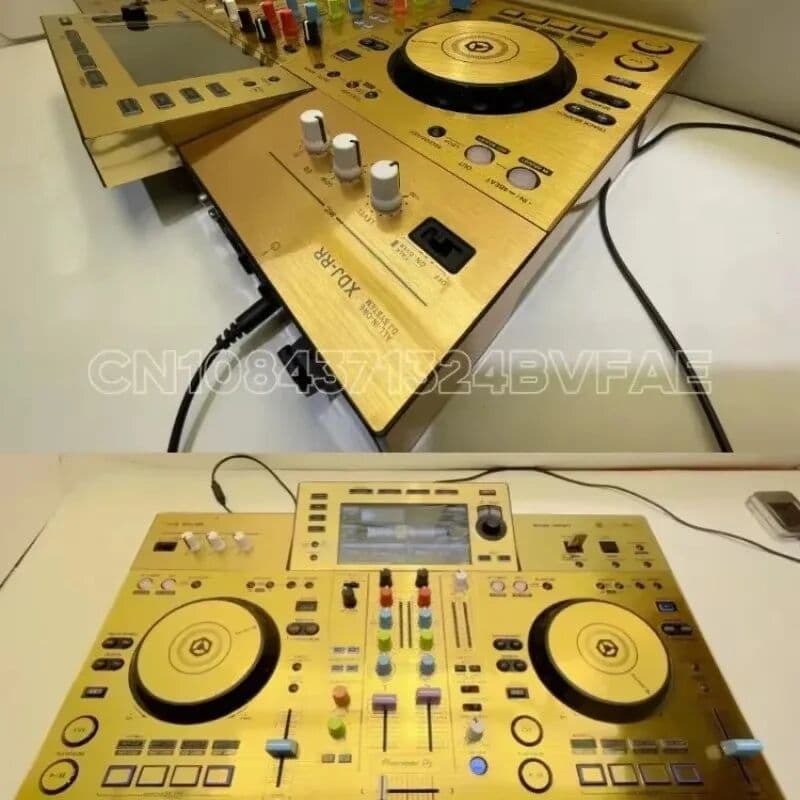NONE Pioneer XDJ-RX3/RX2/XZ Controller Protector Skin - Full-Coverage Anti-Scratch Vinyl Film (Precision-Cut/No Residue/Not Machine)