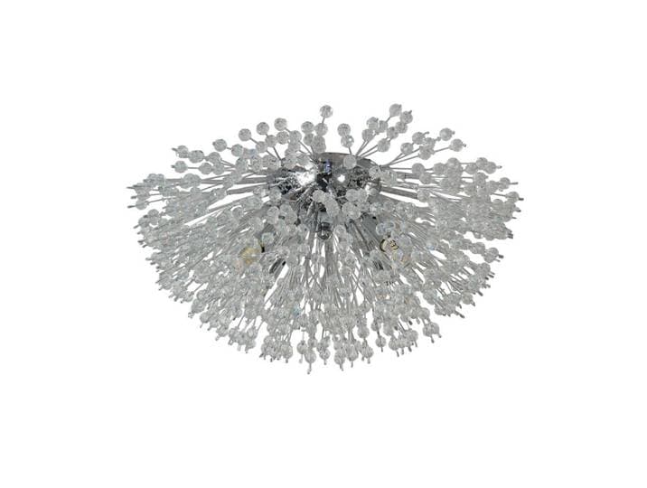Design plafondlamp Sunburst Ø 29cm chroom Searchlight - 83420-4CC