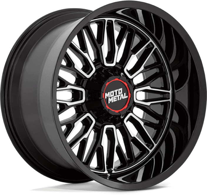 Jantă de Aluminiu, MOTO Metal MO809 STINGER, 20x10.0, ET -18, 5x127 / 5x139.7, 78.1, Negru