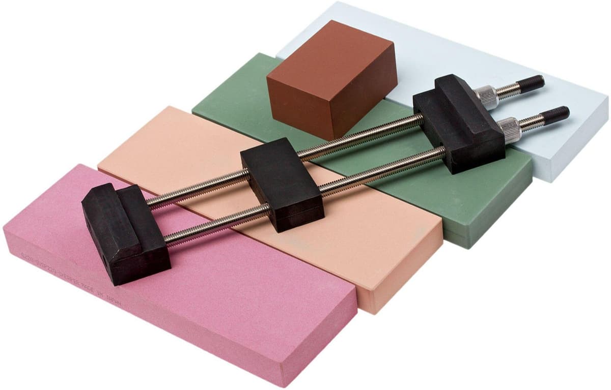Skerper Professional slijppakket 220/1000/2000/5000 + houder en dressing stone