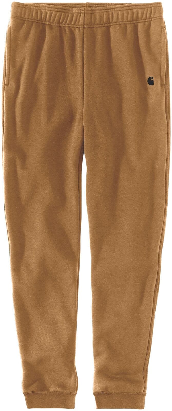 Arbeitsbundhose CARHARTT "Sweatpant", Kinder, Gr. XXL, US, braun, Obermaterial: 50% Baumwolle CO. 50% Polyester PES., Hosen Arbeitsbundhose