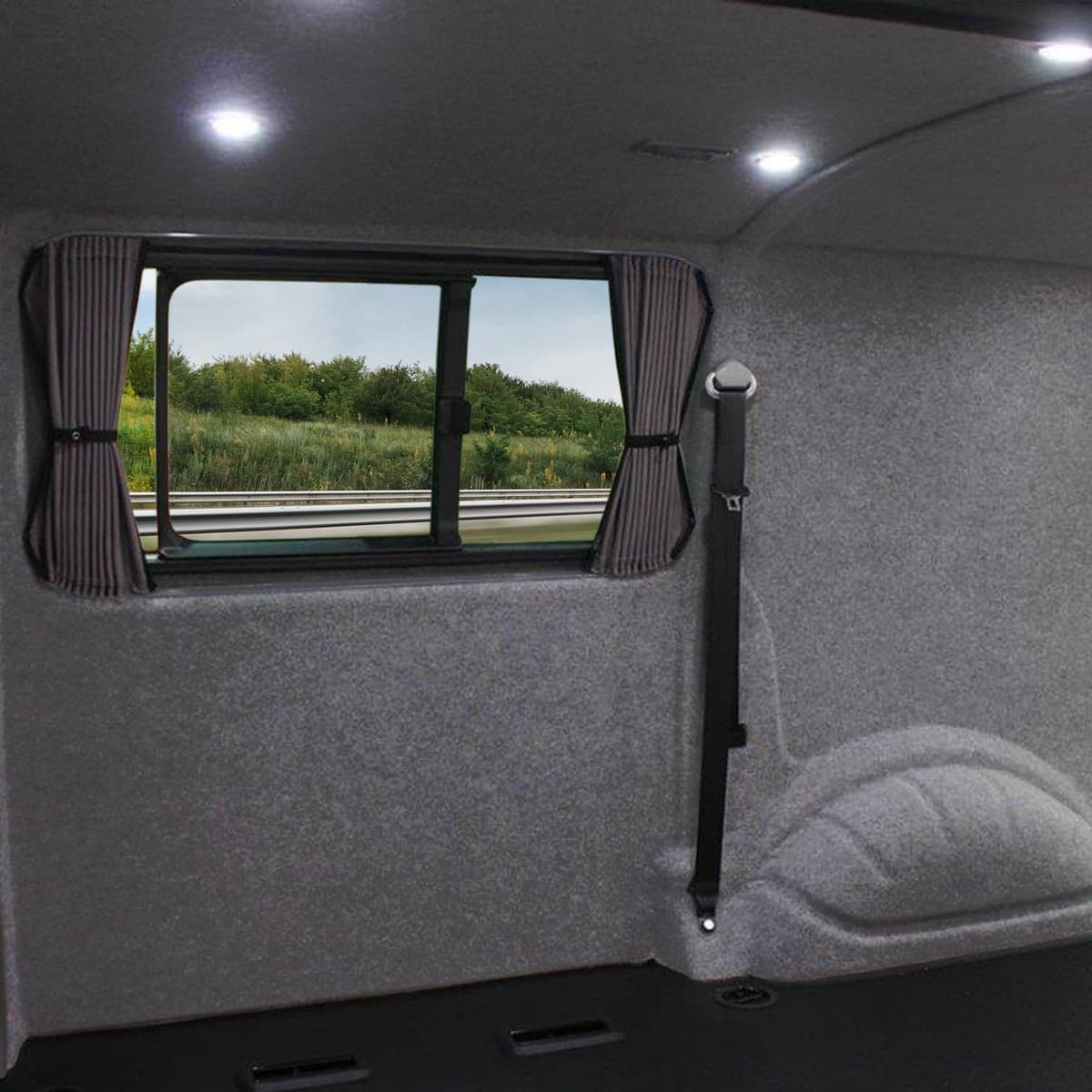 Teppichboden GOODPRODUCT "Innenraumverkleidung Superflex, für Wohnmobil, Caravan, Boot & Auto", grau (anthrazit), B:200cm H:4mm L:100cm, Kunstfaser, Teppiche, Teppichboden, Nadelfilz, meliert, verschiedene Farben & Grössen, dehnbar anthrazit B : 200cm 1 S