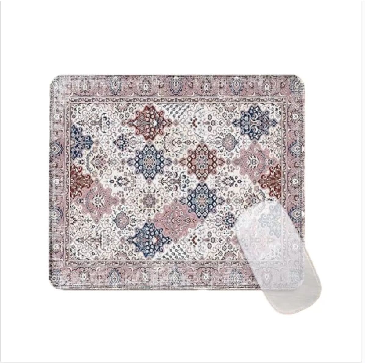 INF Tapis de Souris Style Perse (210x260x3mm) – Bord Verrouillé, Base en Caoutchouc Antidérapante, Compatible avec Huawei,