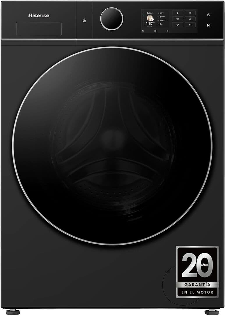 Hisense Lavadora secadora 12 kg-1400 rpm Kitchen Fit - WD5I1245BBRH. Negro