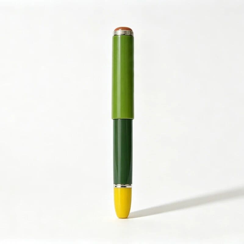 Montblanc Green Metal-M B Cute Ink Pen F 0.5MM Minimalist Black Gift Fountain mb Mon Rollerball Pens for Teenagers Lettering Art Practice