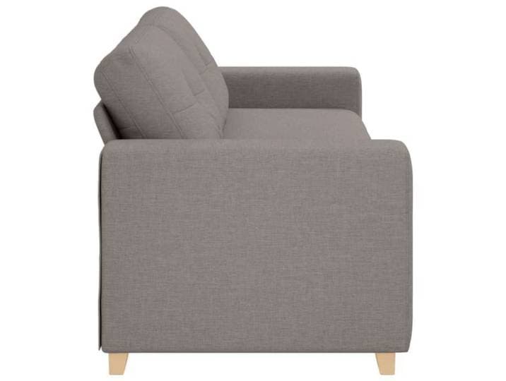 Antitaches Sofa 3 places Scandinave - LEMONTREE - pour salon - Taupe 220cm tissu Size globales:221x78x80cm 3866339394