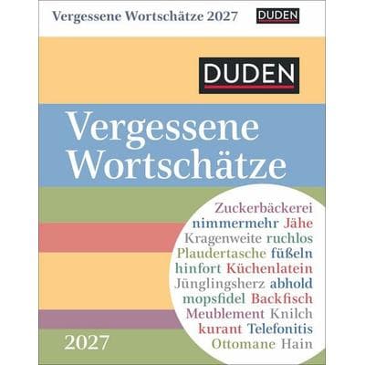 Duden Vergessene Wortschätze Tagesabreißkalender 2027