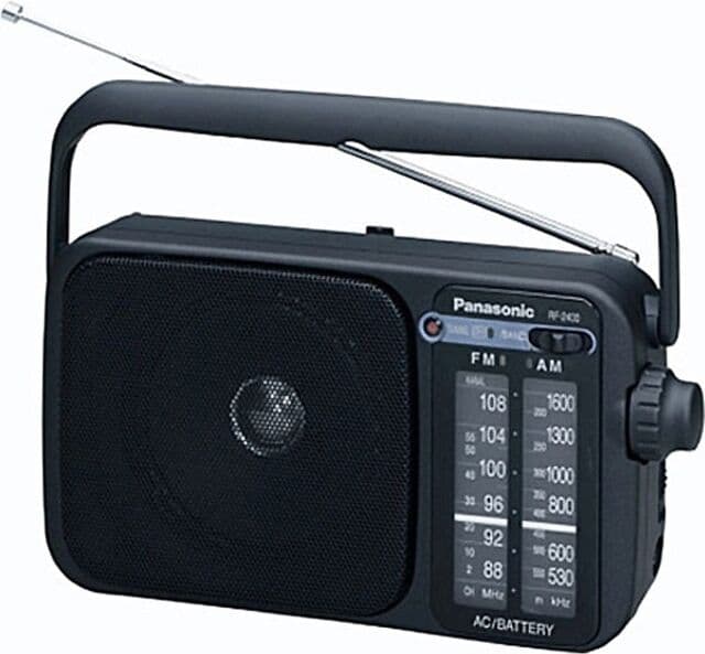 Panasonic Radio portátil RF-2400EG-K.