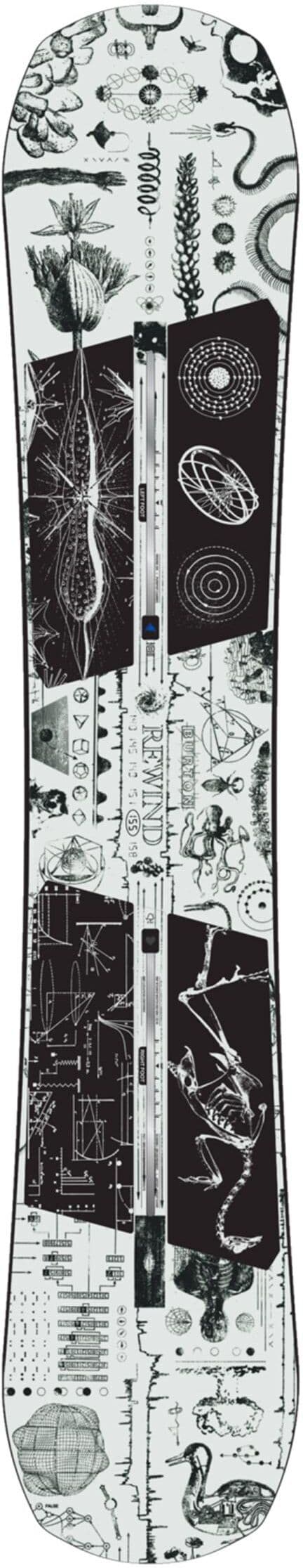 Burton  - Pack Planche Snowboard Rewind Zine - 158 + Beam - Planche Snowboard