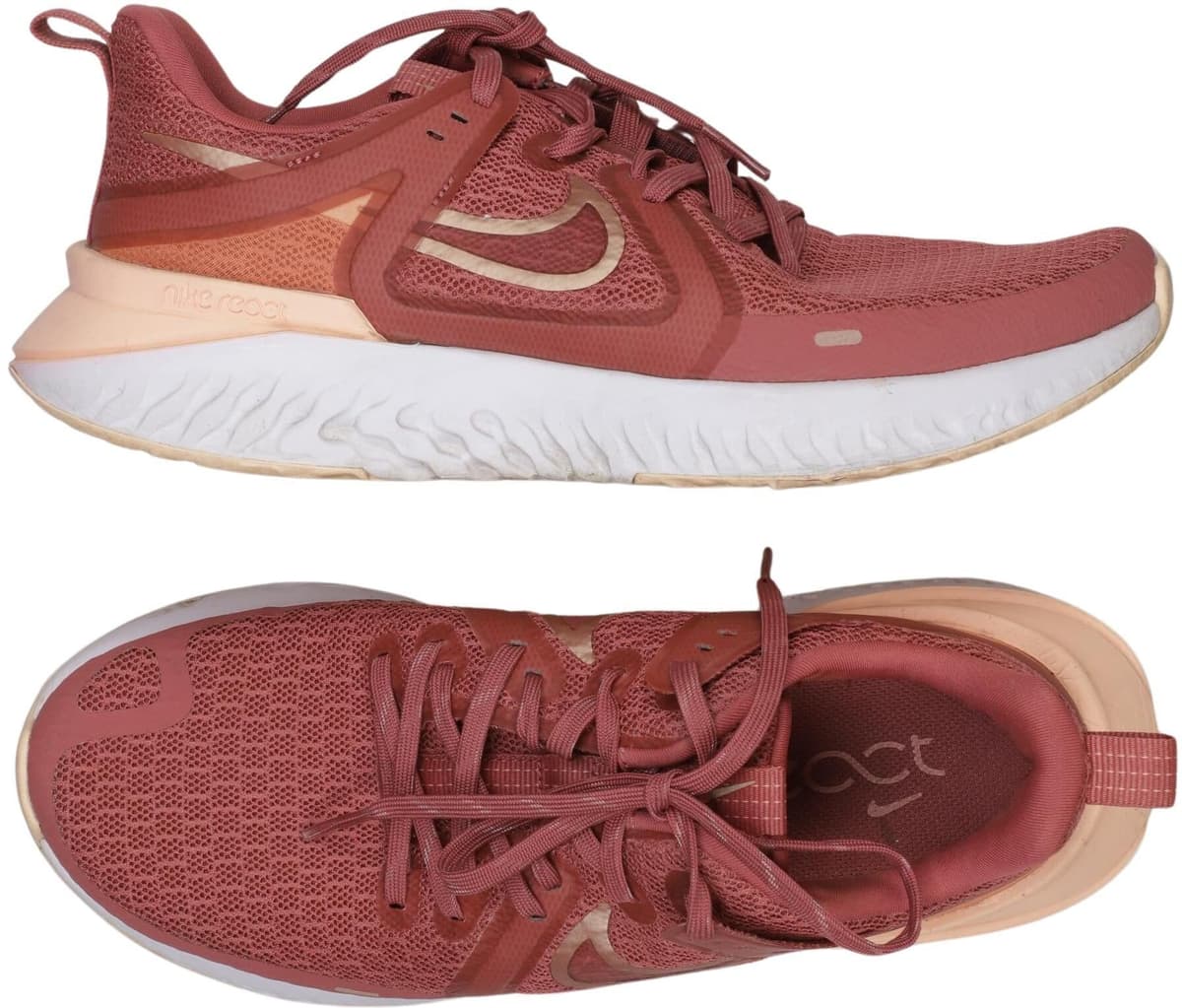 Nike Damen Sneaker, Rot, Gr. EU 38.5, kein / Etikett - Second Hand