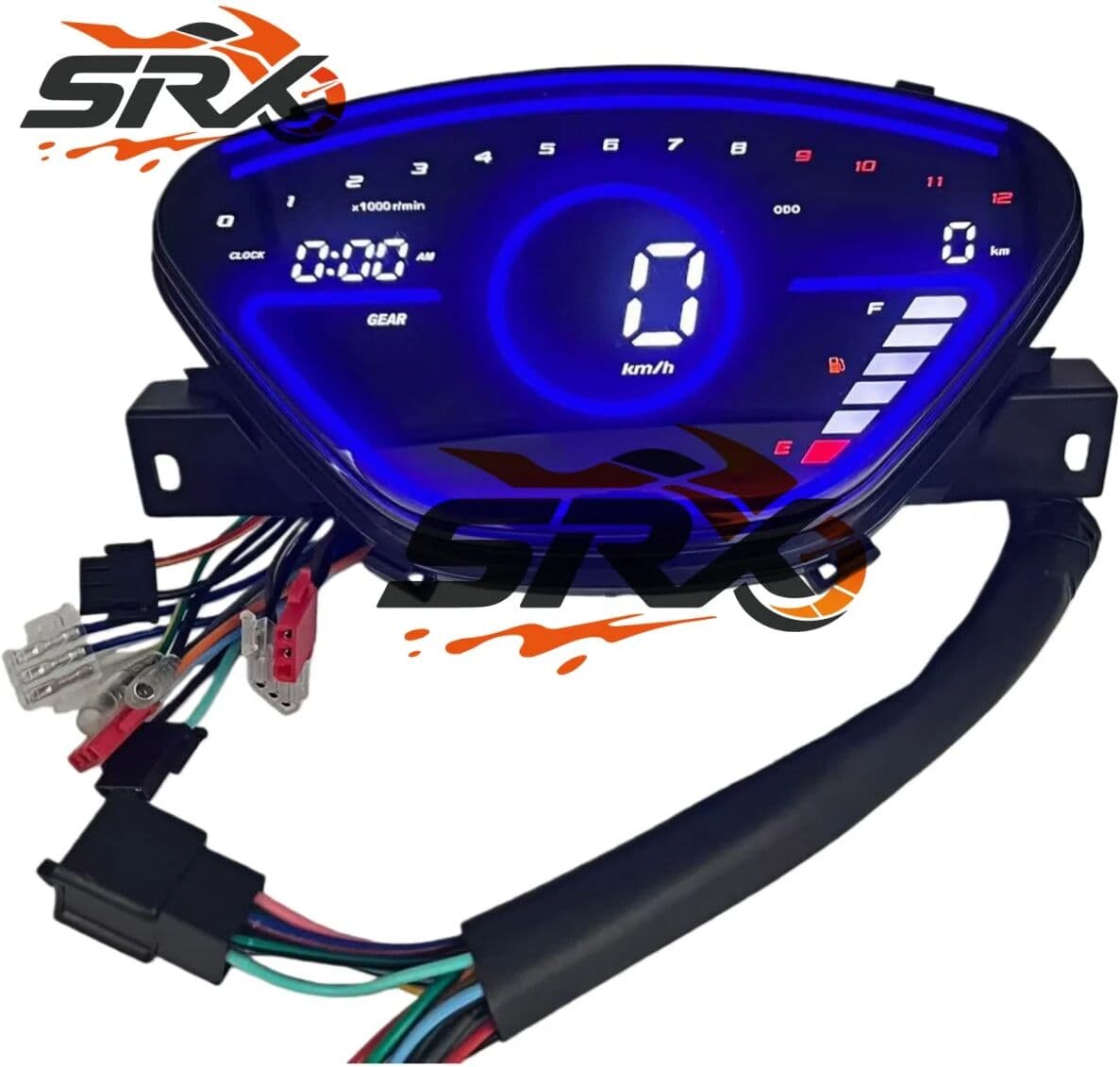 NONE Digital Meter Speedometer Motorcycle Odometer Gauge Assy For Siam Qu 110 Zanella Xb 110 Corven Energy Mirage 110