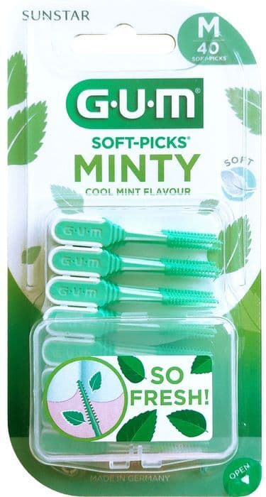 Sunstar Deutschland GmbH GUM SOFT-PICKS MINTY medium 40 St.