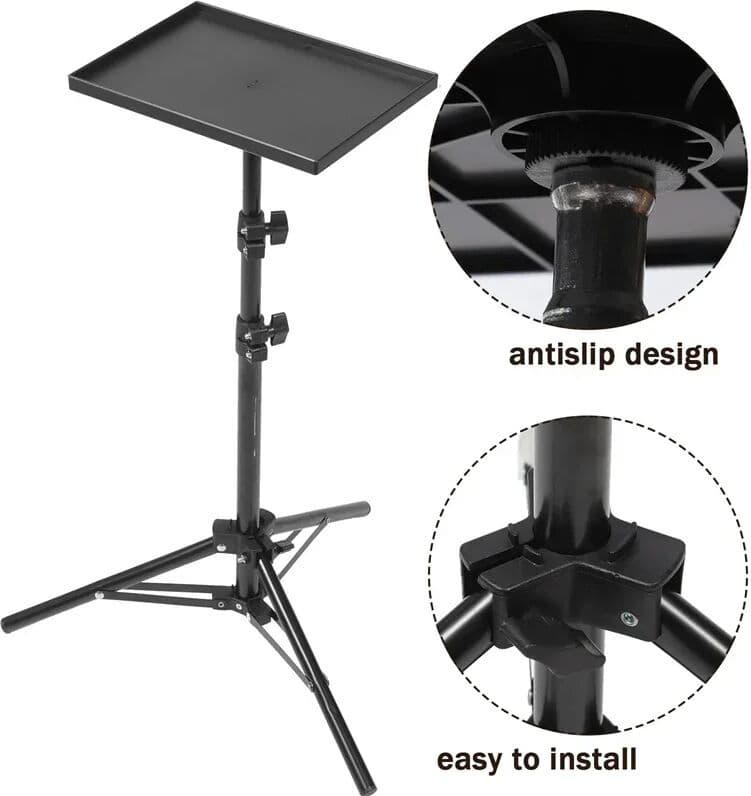 KaiAqua Universal Laptop Sound Card Projector Tripod Stand Holder Bracket Projector Floor Stand Ajudtable Height for JMGO XIAOMI