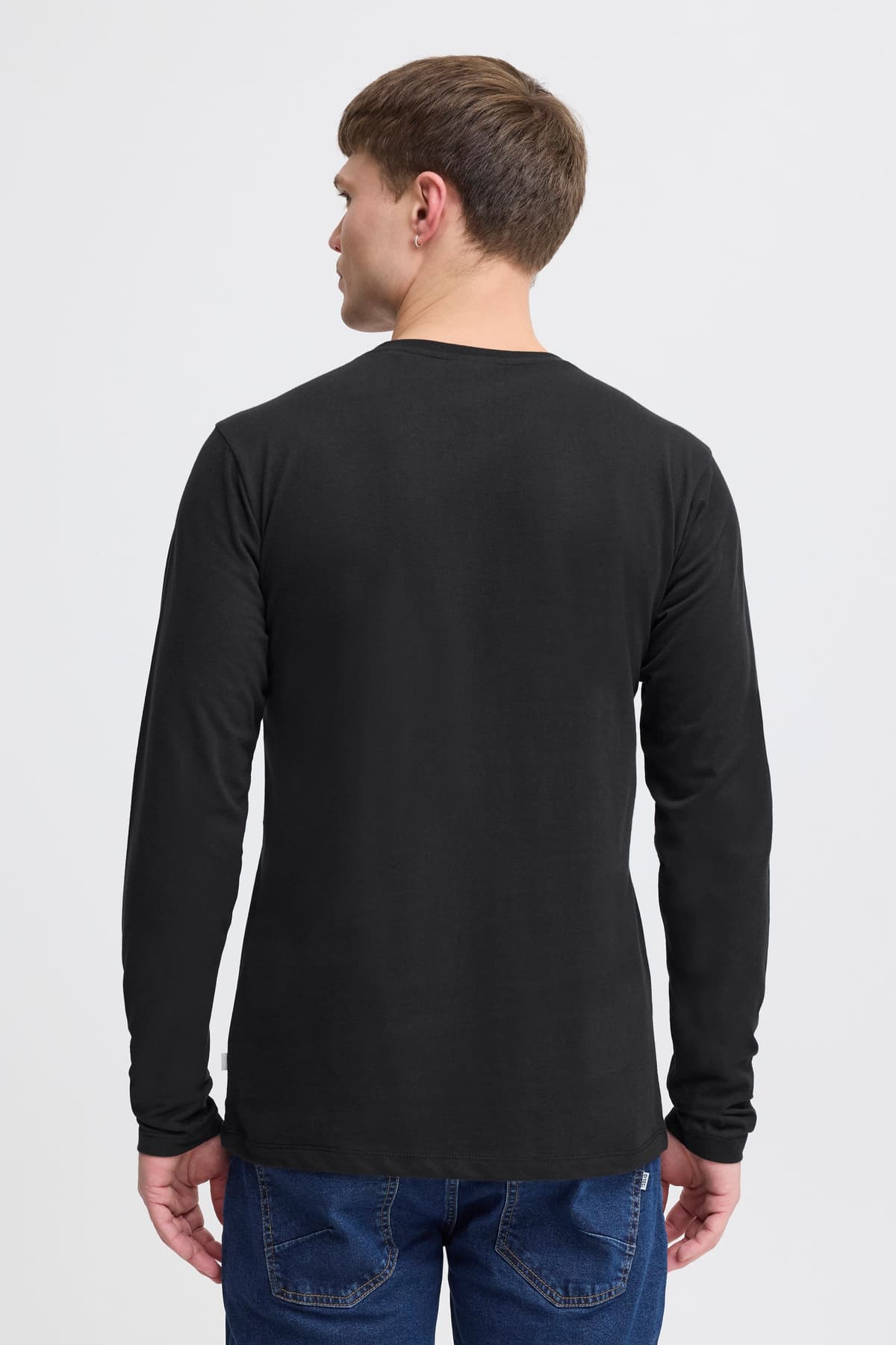 !solid V-Shirt SOLID "V-Shirt SDOdifan", Herren, Gr. XL, schwarz (schwarz, schwarz), Obermaterial: 50% Baumwolle CO. 50% Polyester PES., Shirts V-Shirt