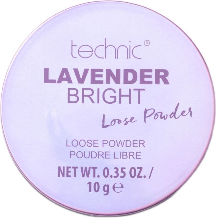 Technic Cosmetics - Polvos fijadores sueltos Lavender Bright
