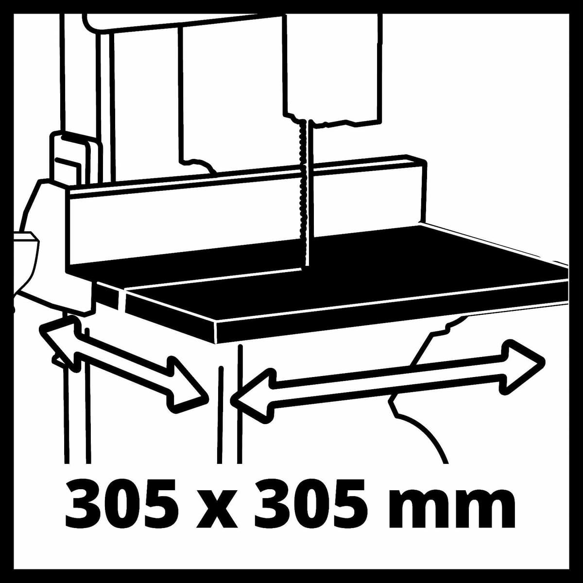 Bandsäge EINHELL "TC-SB 200 + Parallelanschlag", rot, Sägemaschinen, Bandsäge rot Einheitsgröße