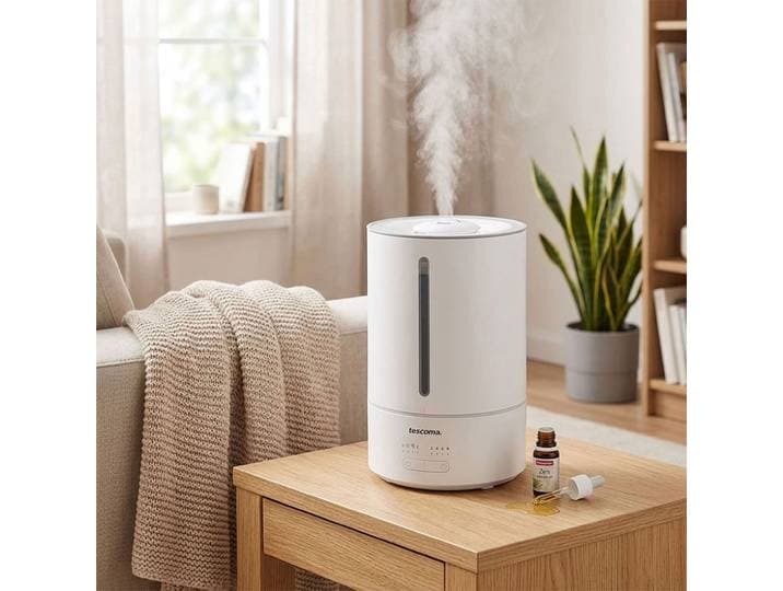 Ultraschall-Luftbefeuchter, 4,6 l, weiss
