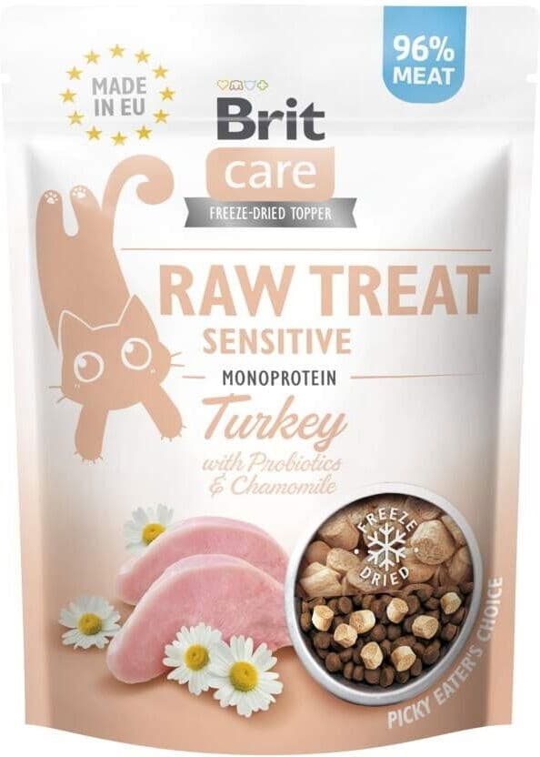 Brit Care Raw Cat Treat Sensitive Turkey 40g