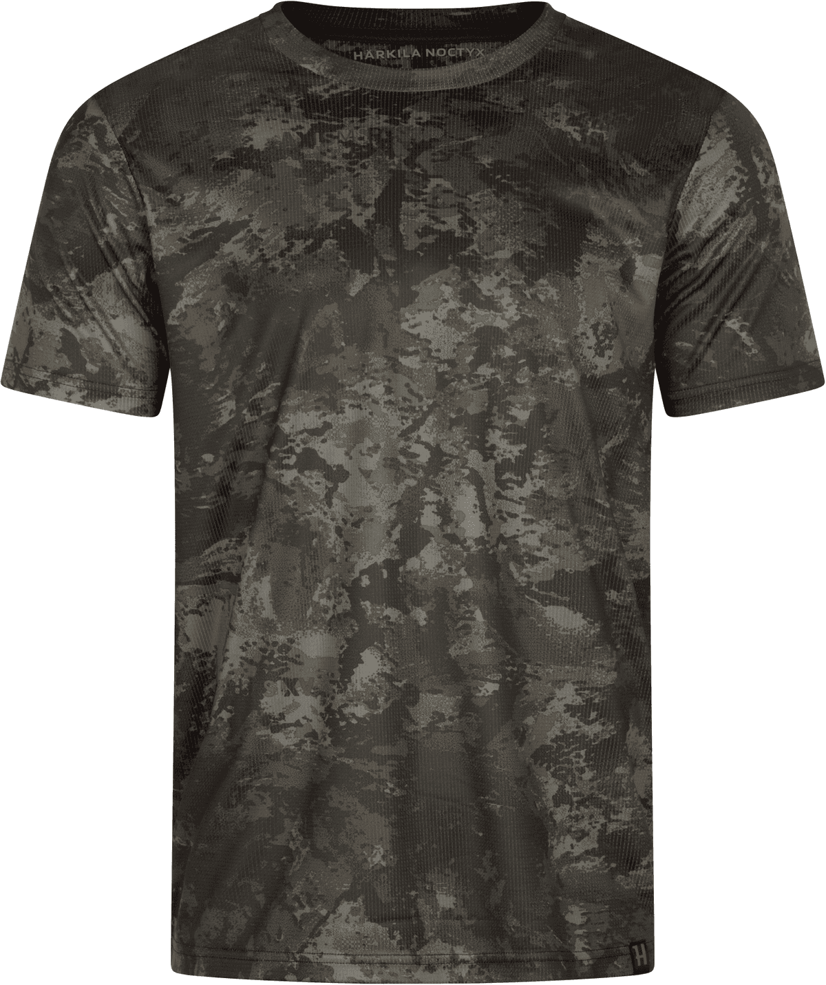 Härkila Men's Noctyx Camo Short Sleeved T-Shirt Axis MSP®Black/Black XL