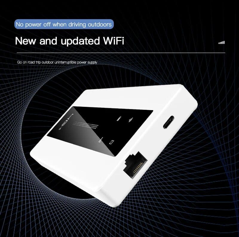 KuWFi 10000mAh 4G Mobile Router 150Mbps 2.4G Wireless Wi-Fi Router CAT4 4G LTE Travel Portable Hotspot Modem WPS Ethernet Port