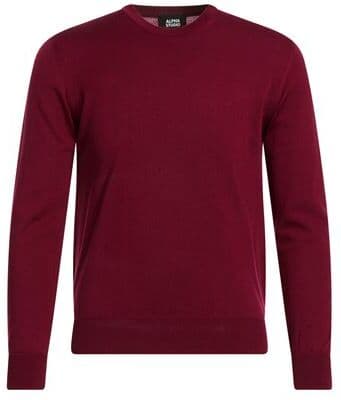 Alpha Pullover Hombre Burdeos 46,52,54,56 Hombre
