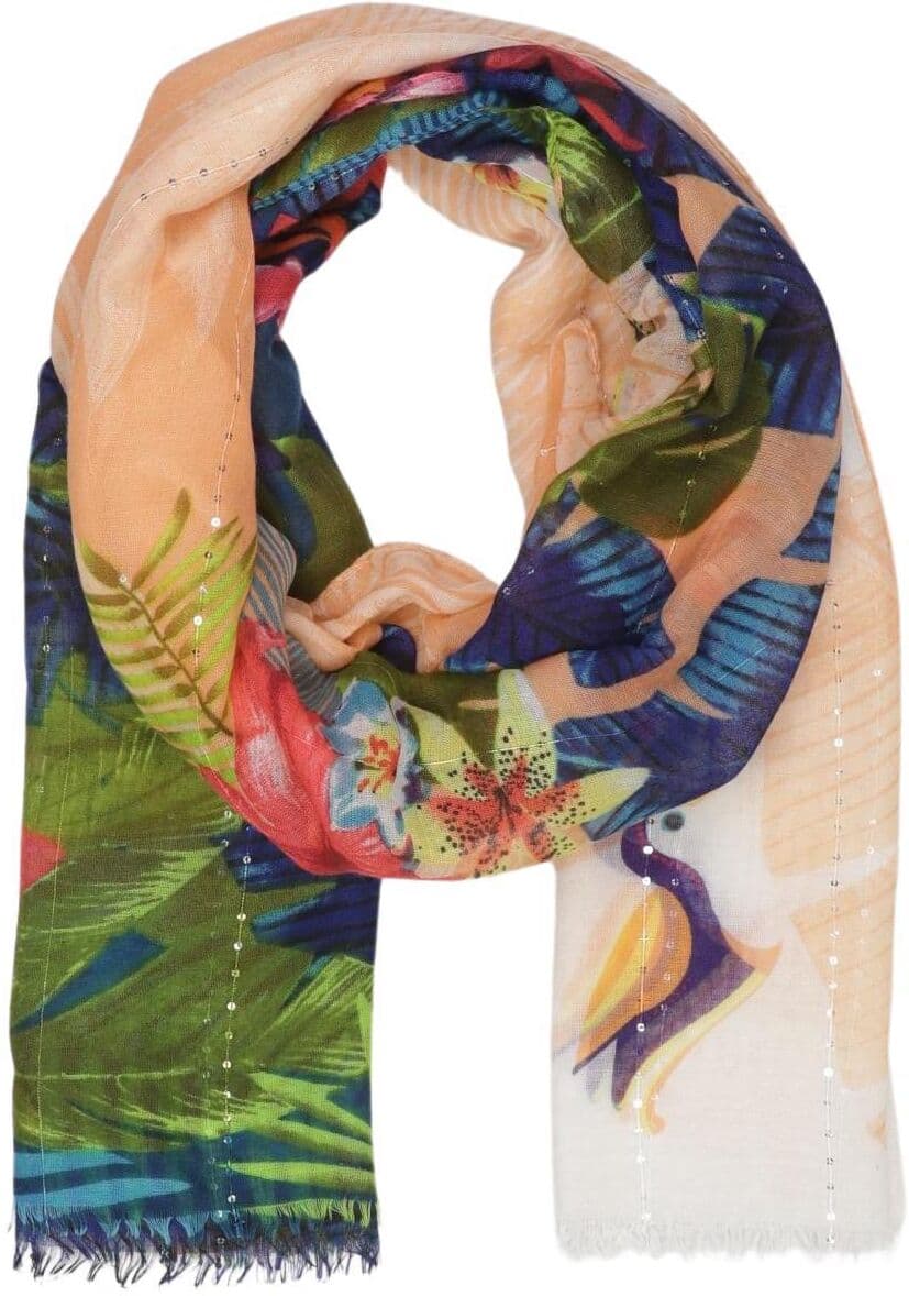 Desigual Damen Schal oder Tuch, Mehrfarbig, kein / Etikett - Second Hand