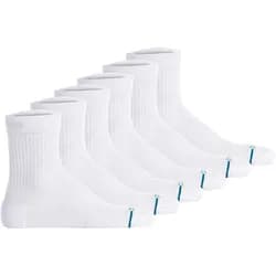 STANCE Unisex Quartersocken 6er Pack - Icon Quarter, Logo, Basic Weiß / 43-47