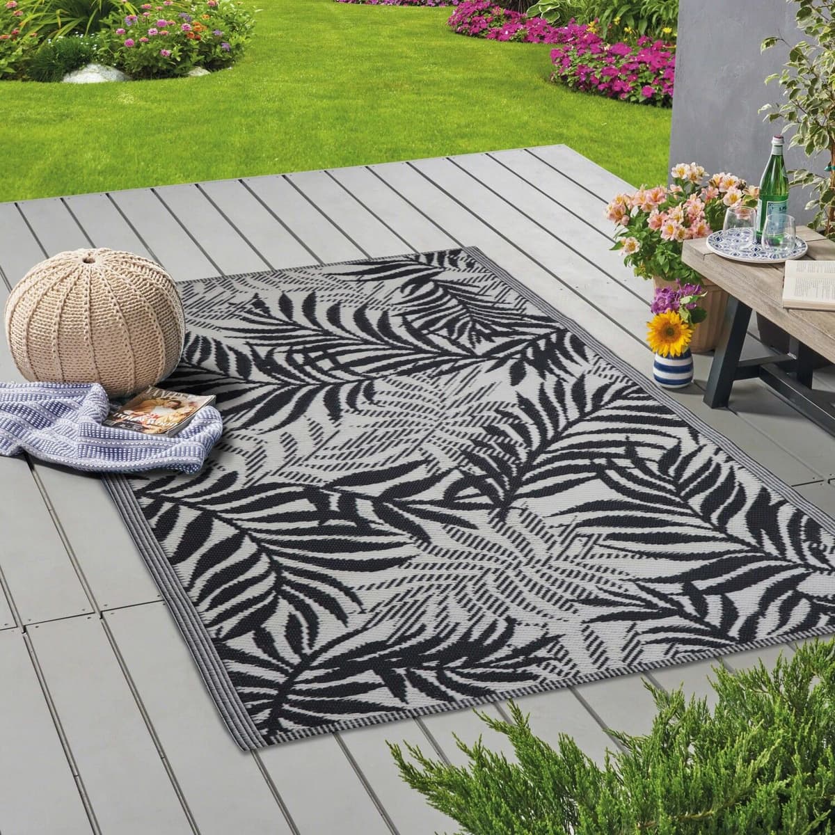 - Tappeto in polipropilene Summer foglie 120x180 cm