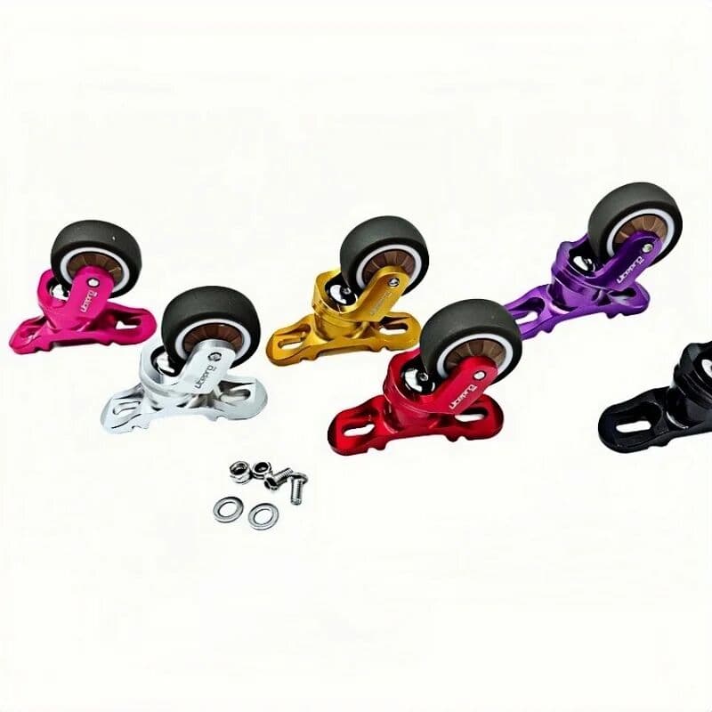 NONE Mudguard Universal Wheels & Easy Wheels for Brompton A/C/P/T Line with Mudguard Folding Bike Easy Push Rollers