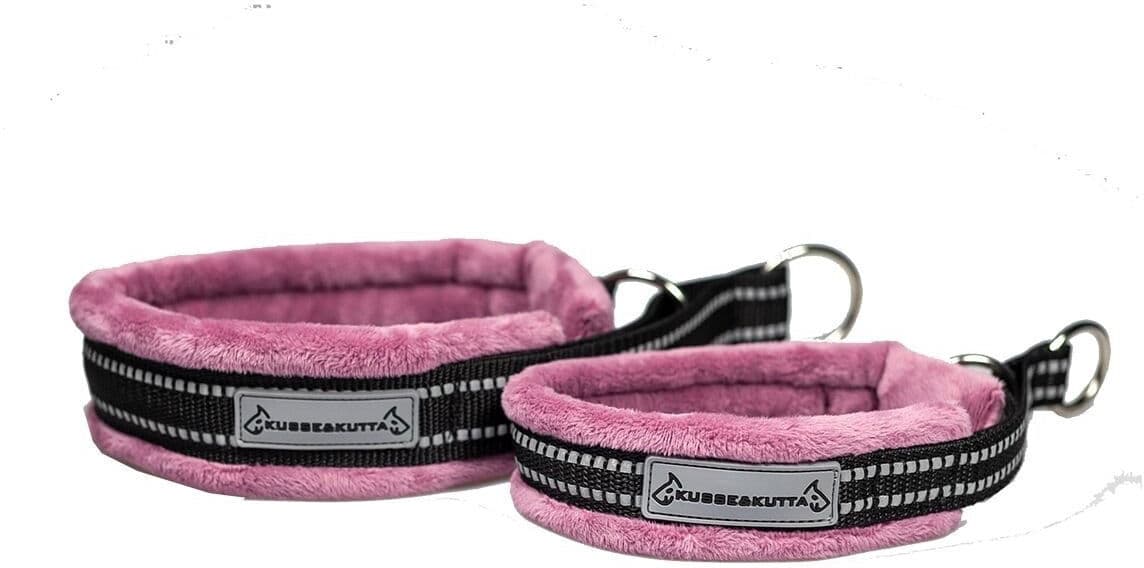 Kusse & Kutta Hundehalsbånd Fluffy Rosa