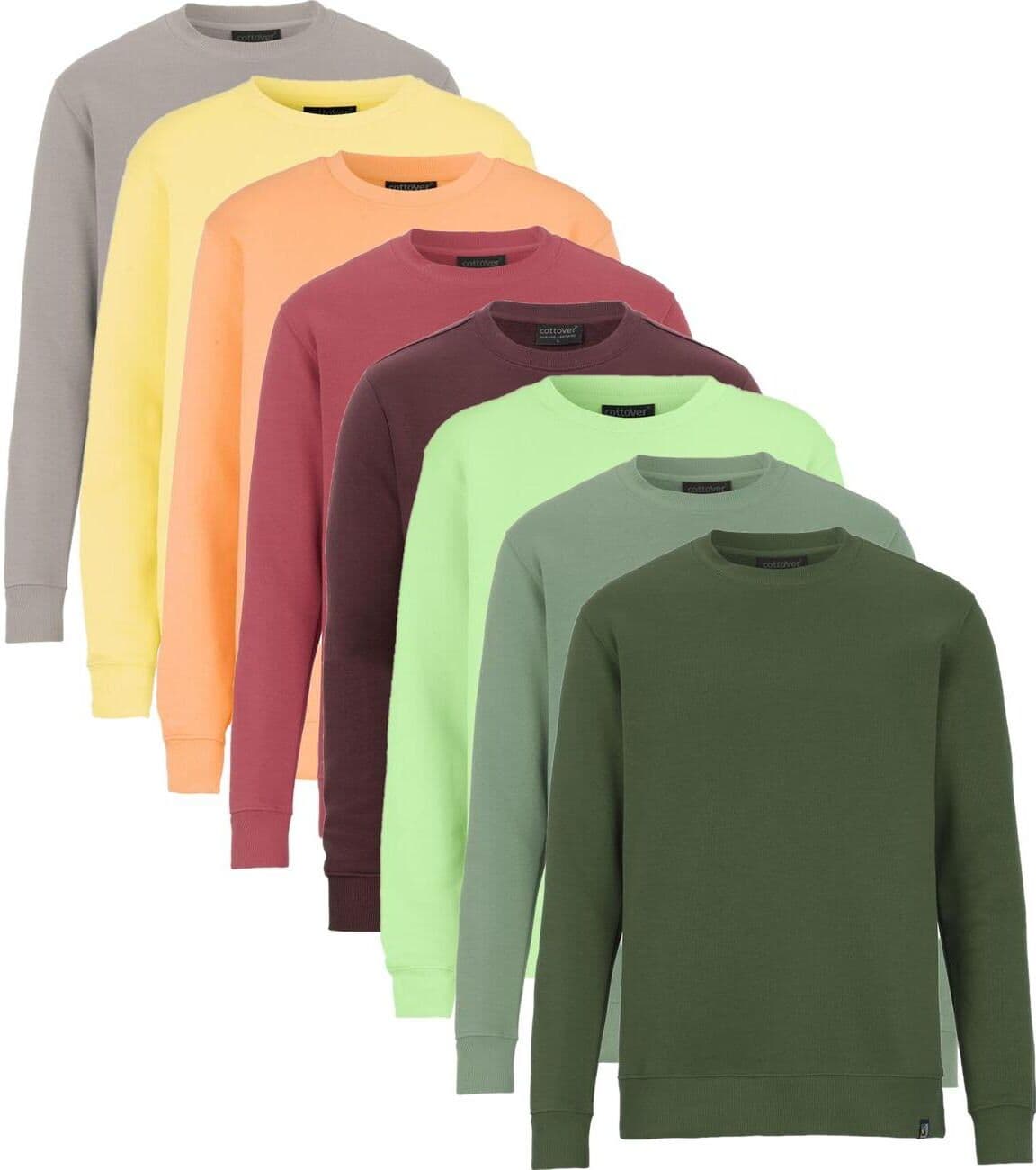 Cottover 141203 Key Crew Neck Unisex Peach Xxl