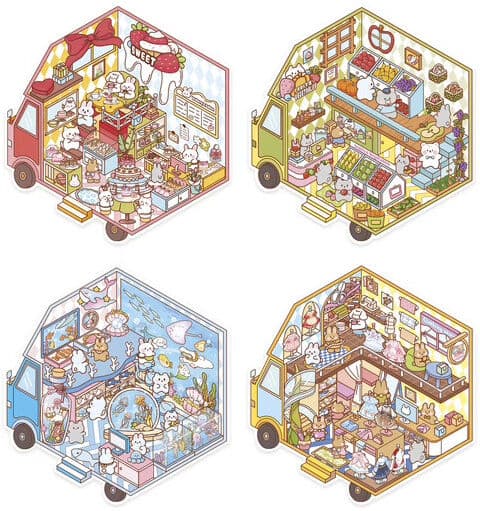 Cosy Stickers : Tiny Trucks - Janod