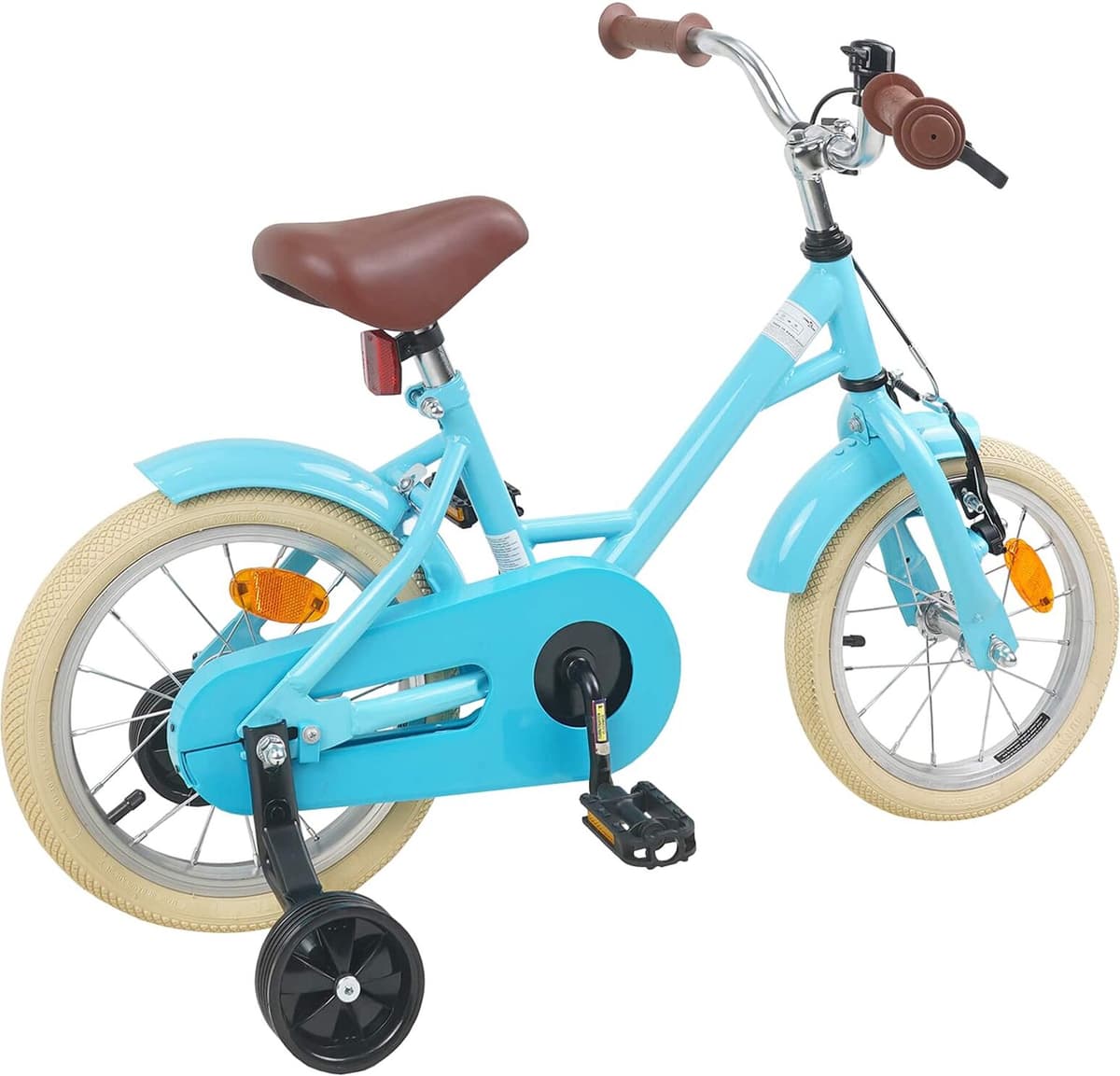 vidaXL Vélo pour Enfants 14 Pouces pour les 3-5 ans Bleu clair