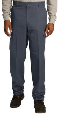 Red Kap PT88 Industrial Cargo Pant in Charcoal - Unhemmed size 4236   Cotton/Polyester Blend