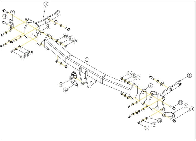Attelage Opel Astra L éléctrique uniquement pour porte-vélos (08/23-) RDSOV