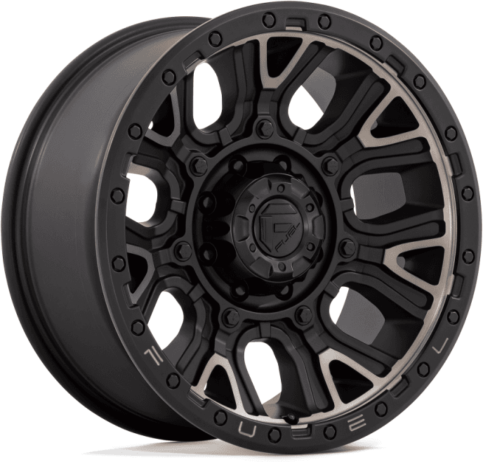 Fuel Off-Road Jantă de Aluminiu, FUEL D824 TRACTION, 20x9.0, ET 1, 8x165.1, 125.1, Negru