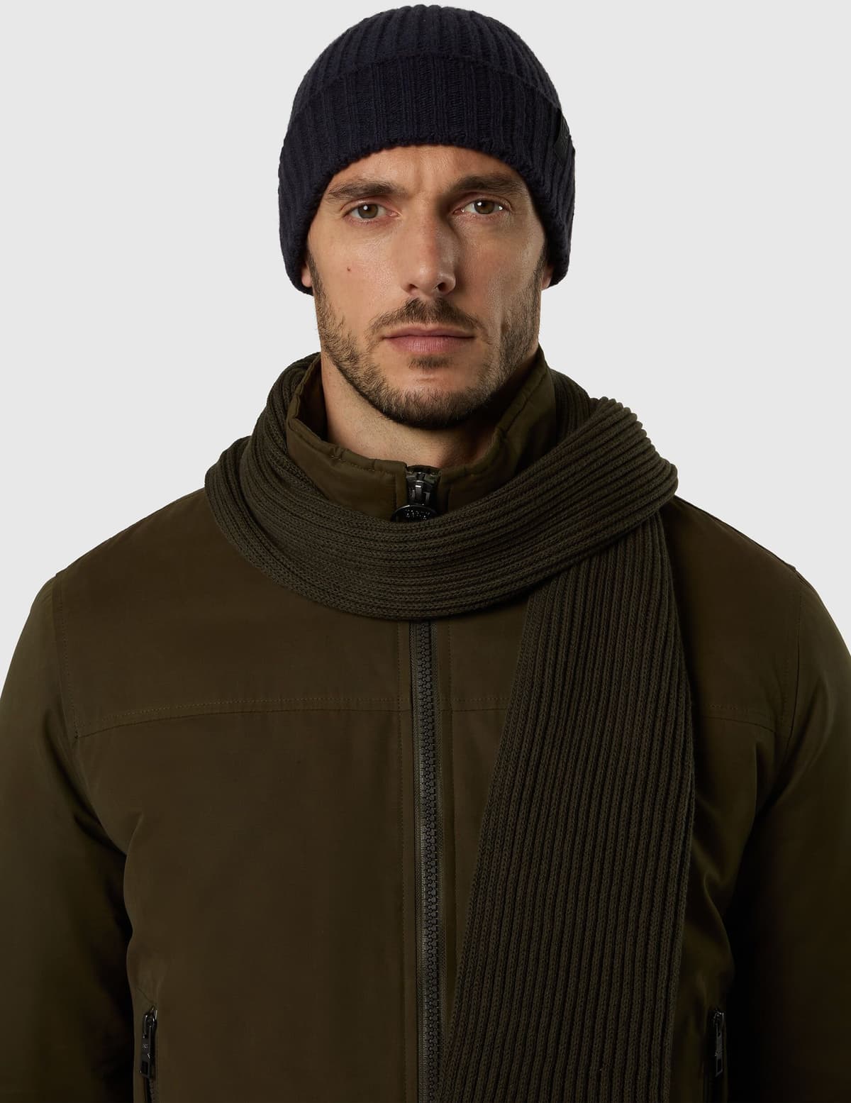 North Sails Mütze aus gewaschener Wollmischung Navy blue OS